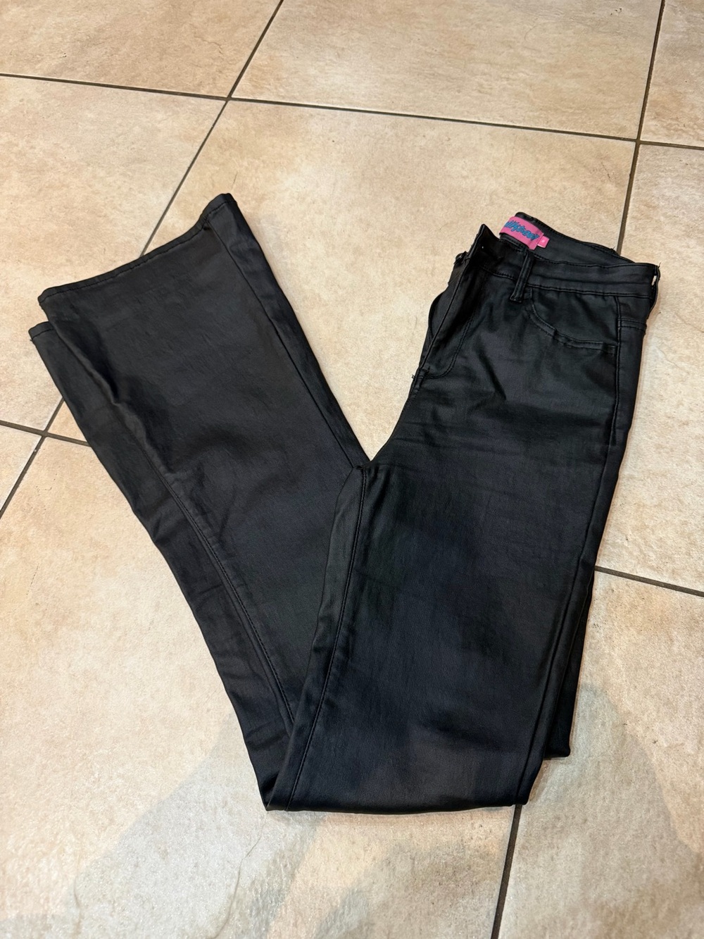 Edikted Black Wide Leg Jeans